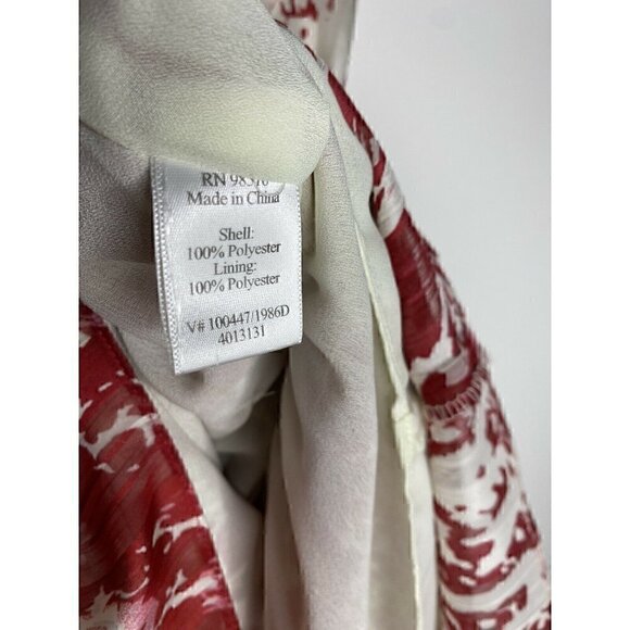 Coldwater Creek Dress Size 10 Women's Sleeveless Lightweight Multicolor Midi - Picture 5 of 5